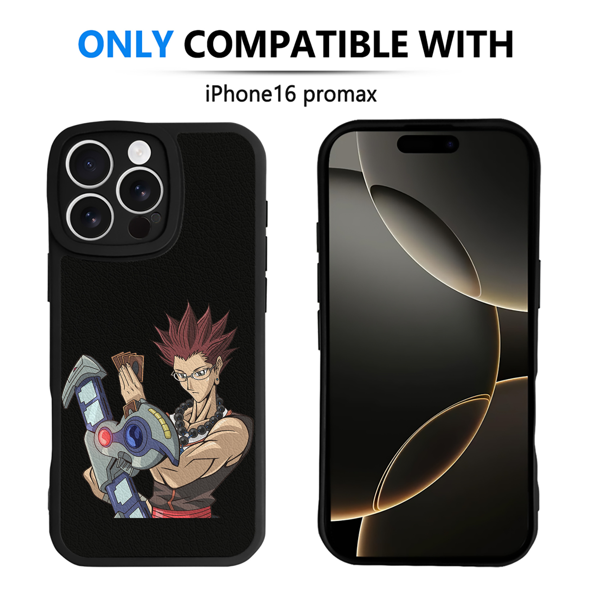 遊☆戯☆王 Yu-Gi-Oh! 【iPhone 16シリーズ対応】シリコンスマホケース（レザー調） 材質：シリコン